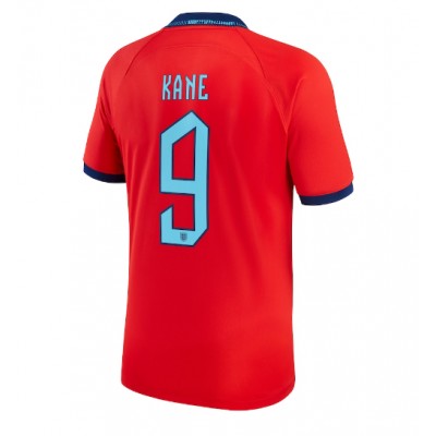 Fotballdrakt Herre England Harry Kane #9 Bortedrakt VM 2022 Kortermet